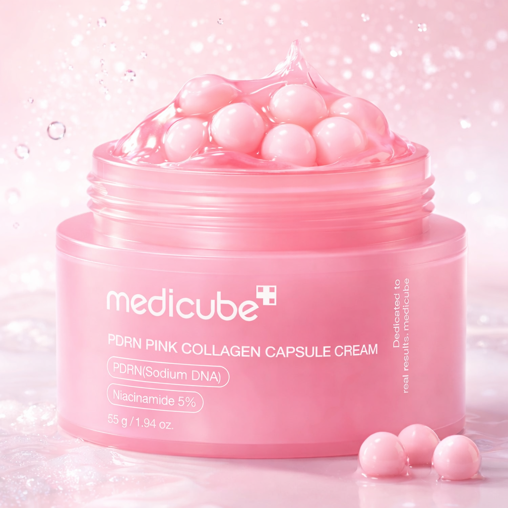 Medicube – Crème Capsules au Collagène Rose & PDRN - 55 g